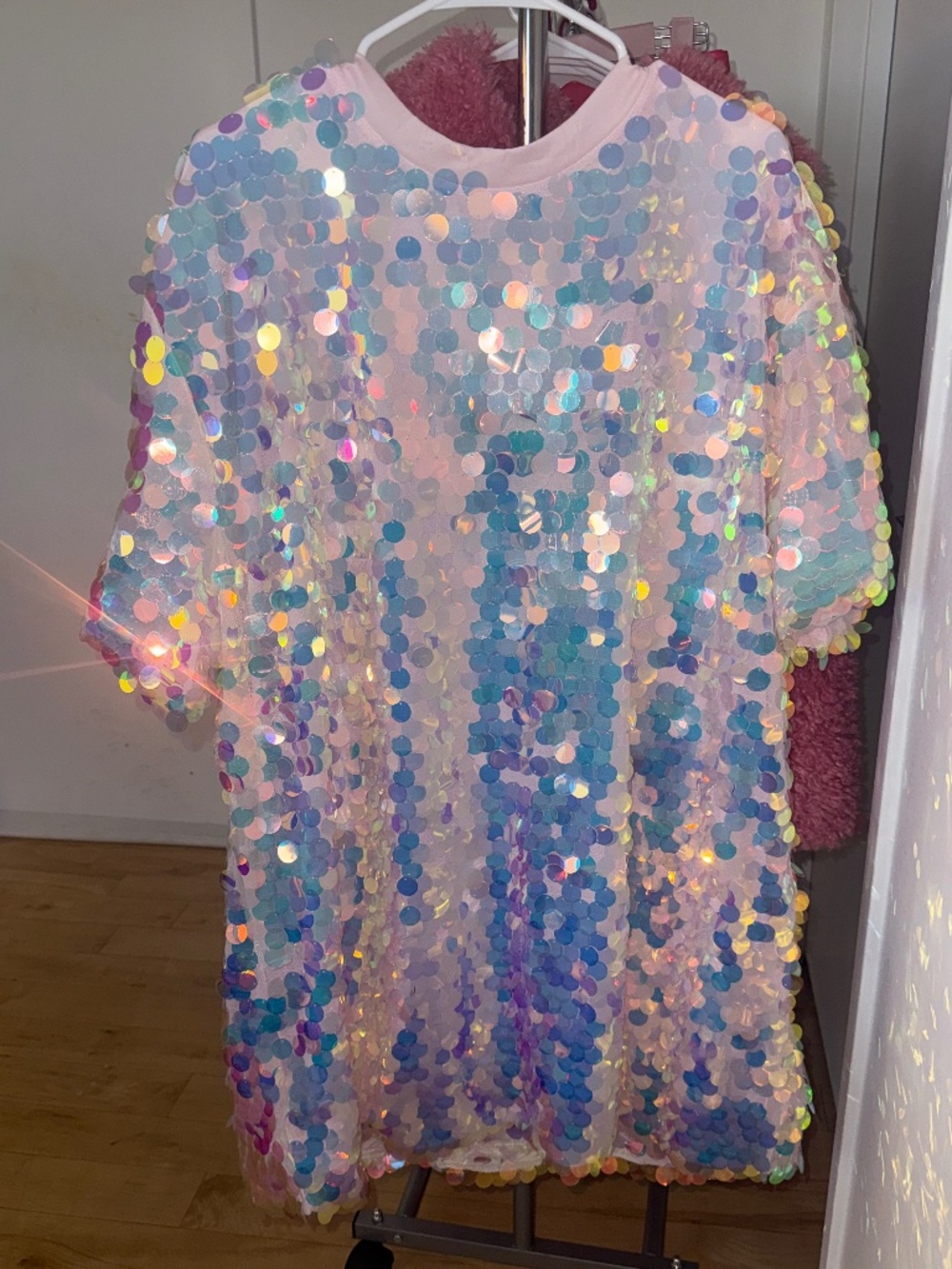 Iridescent Sequin Dress